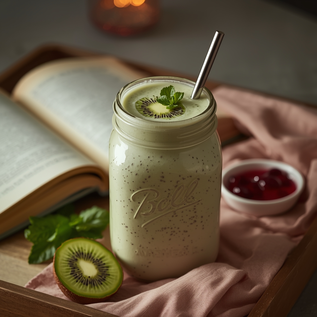 lucid origin hyper realistic close up editorial food photography of a creamy pale jade green 2