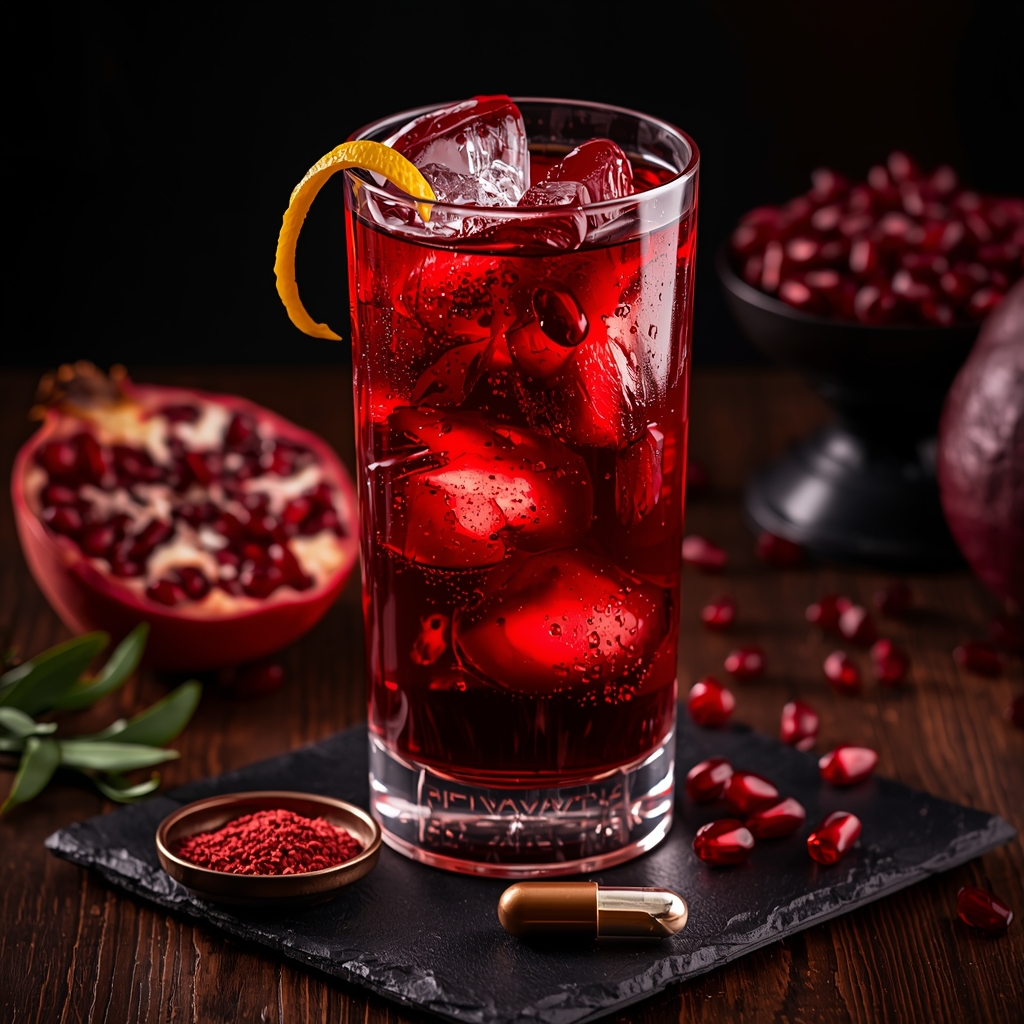 lucid origin hyper realistic close up editorial food photography of a deep jewel toned ruby g 1