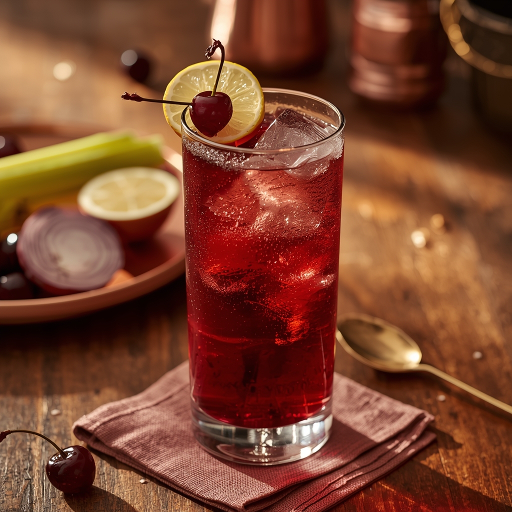 lucid origin hyper realistic close up editorial food photography of a deep ruby amber uric ur 2