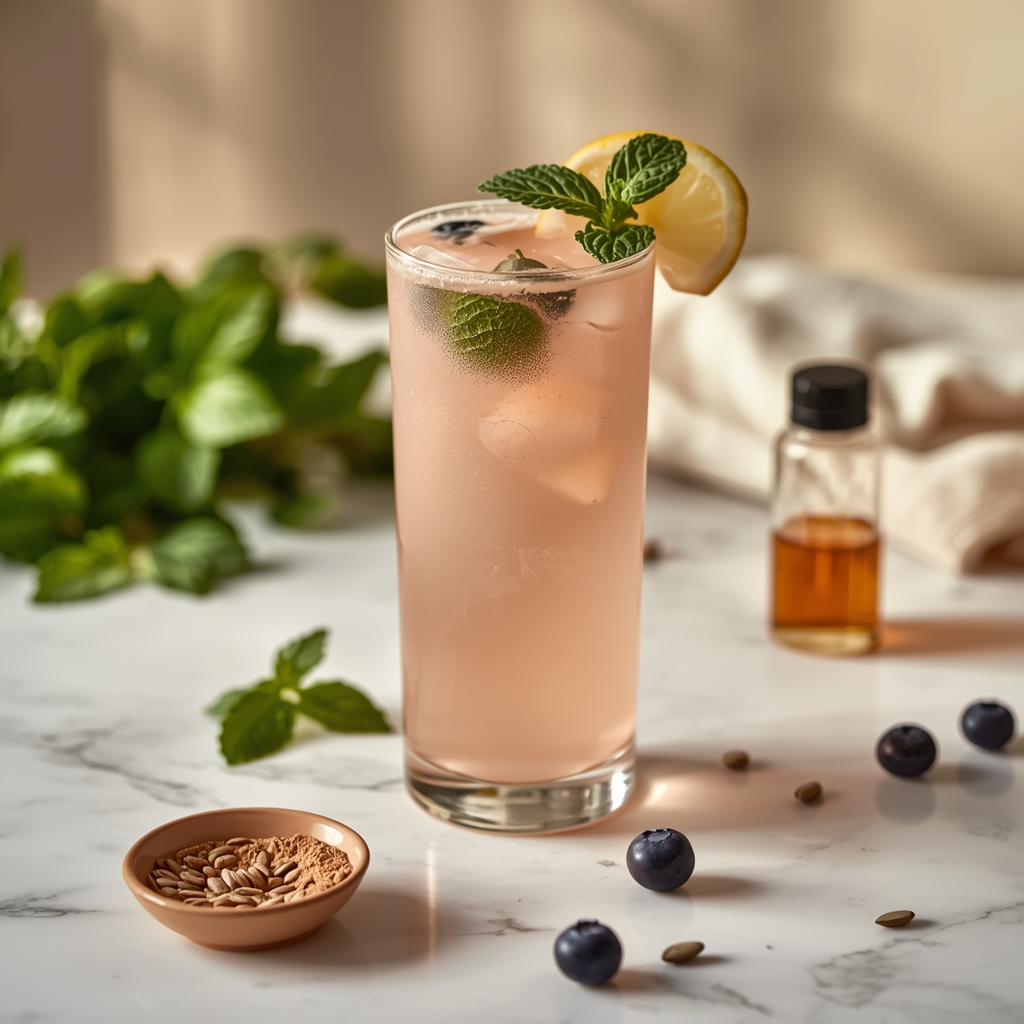 lucid origin hyper realistic close up editorial food photography of a delicate pale rose pink 2