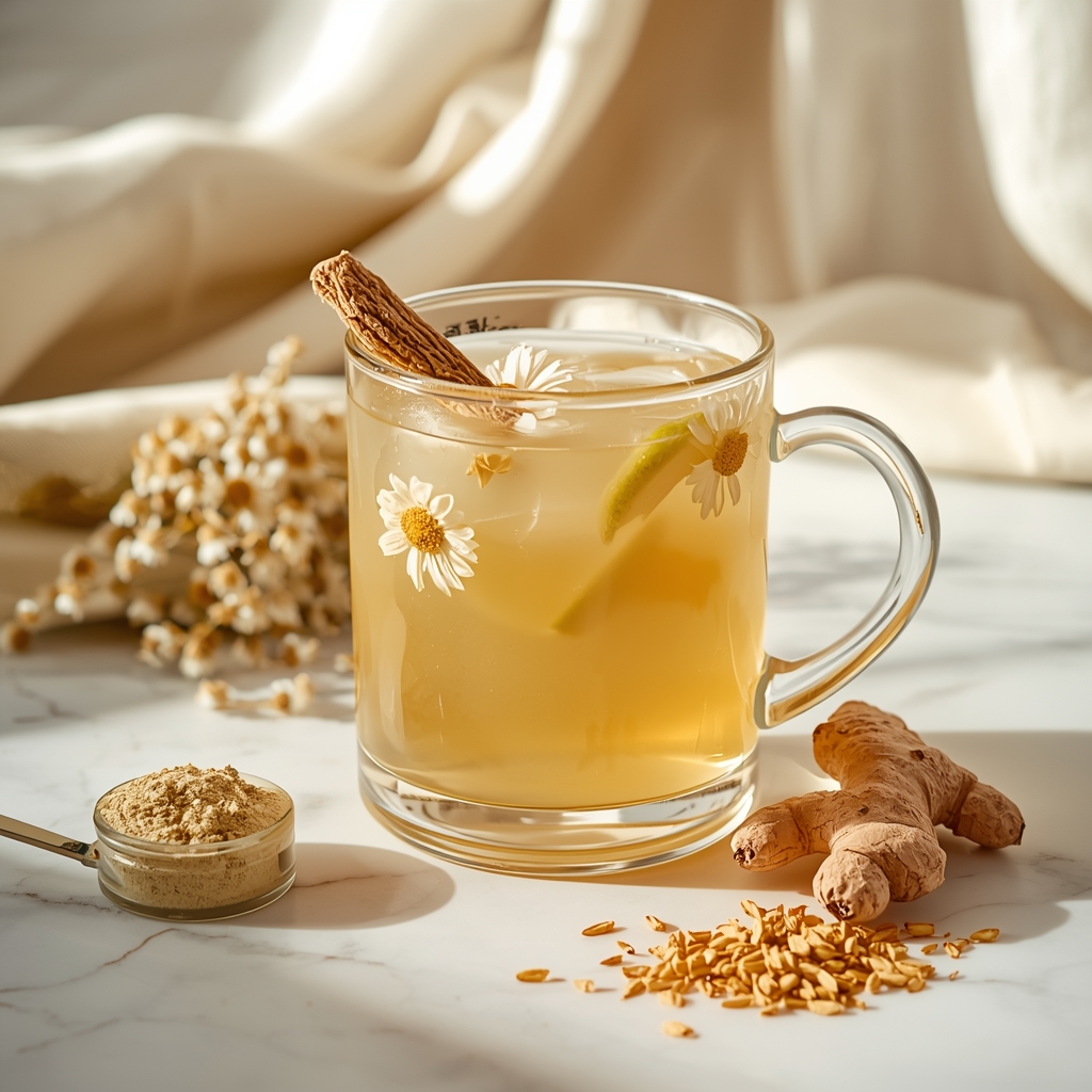 lucid origin hyper realistic close up editorial food photography of a pale golden cream heali 3