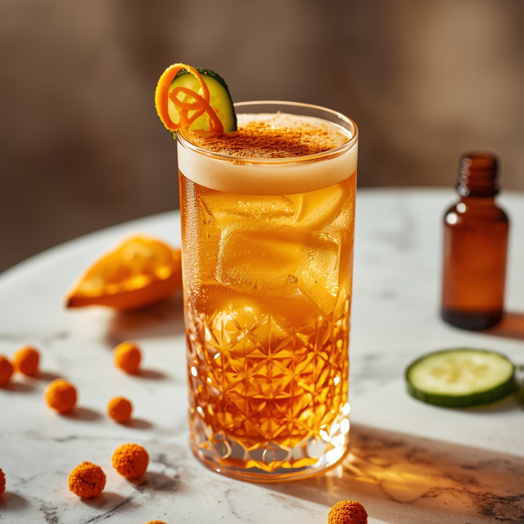 Sea Buckthorn Skin Shield — Repair Your Skin Barrier With the World's Rarest Omega Combination lucid origin hyper realistic close up editorial food photography of a stunning deep amber ora 0