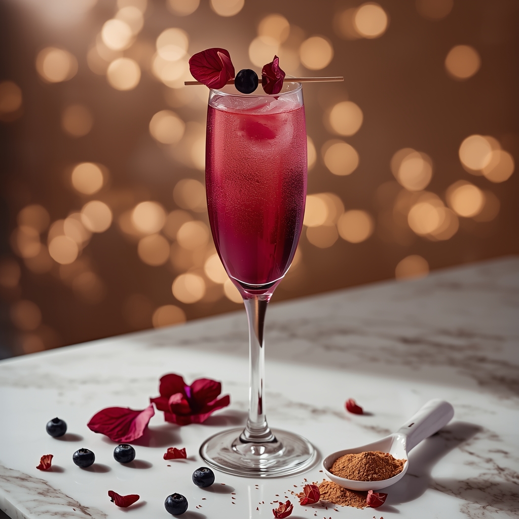 lucid origin hyper realistic close up editorial food photography of a stunning deep rose mage 0
