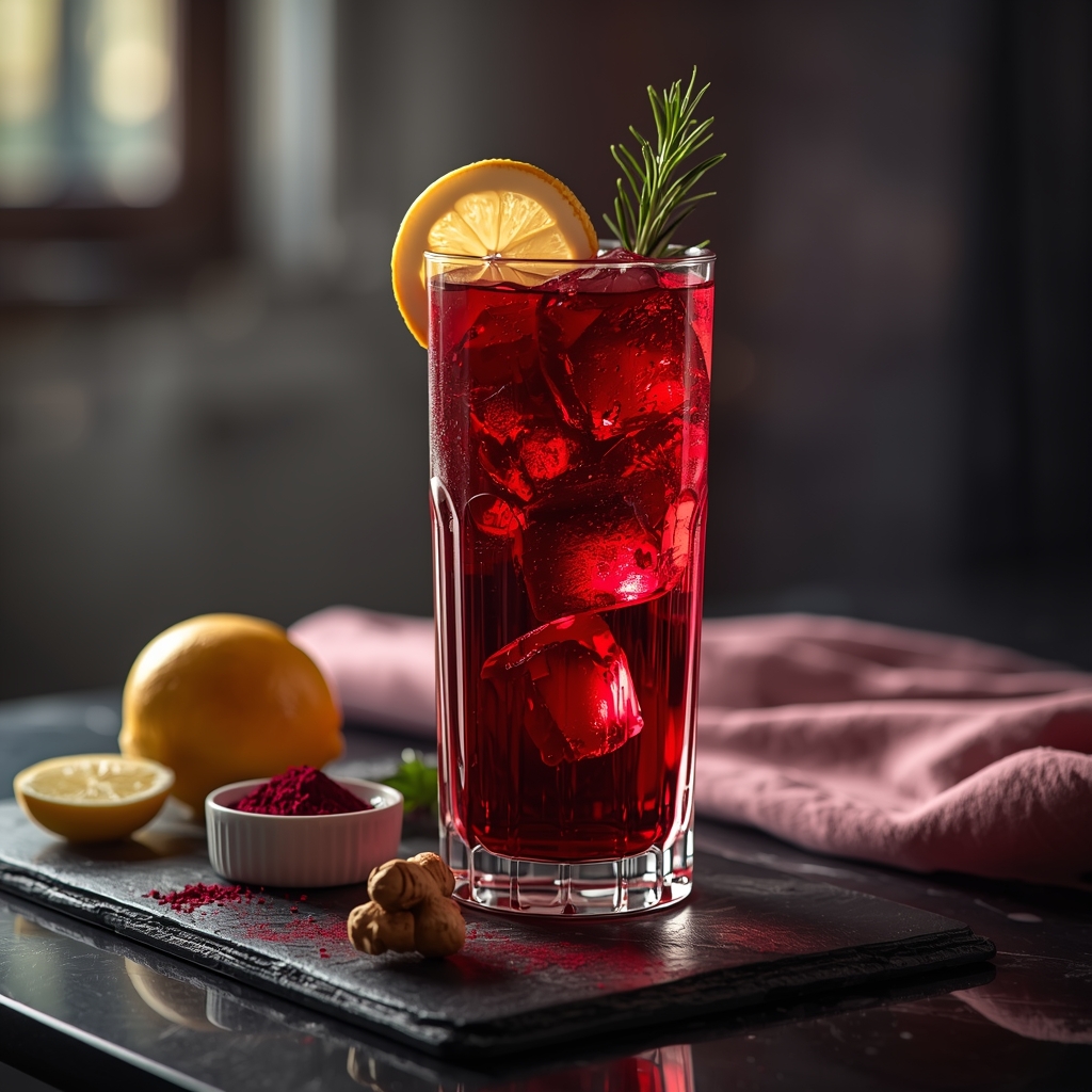 lucid origin hyper realistic close up editorial food photography of a stunning deep ruby crim 2