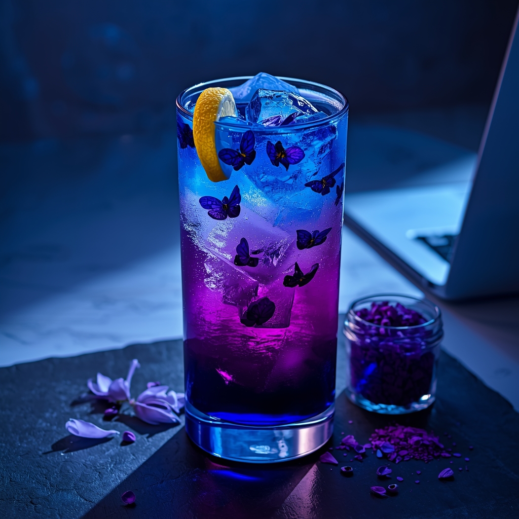 lucid origin hyper realistic close up editorial food photography of a stunning electric cobal 0 2