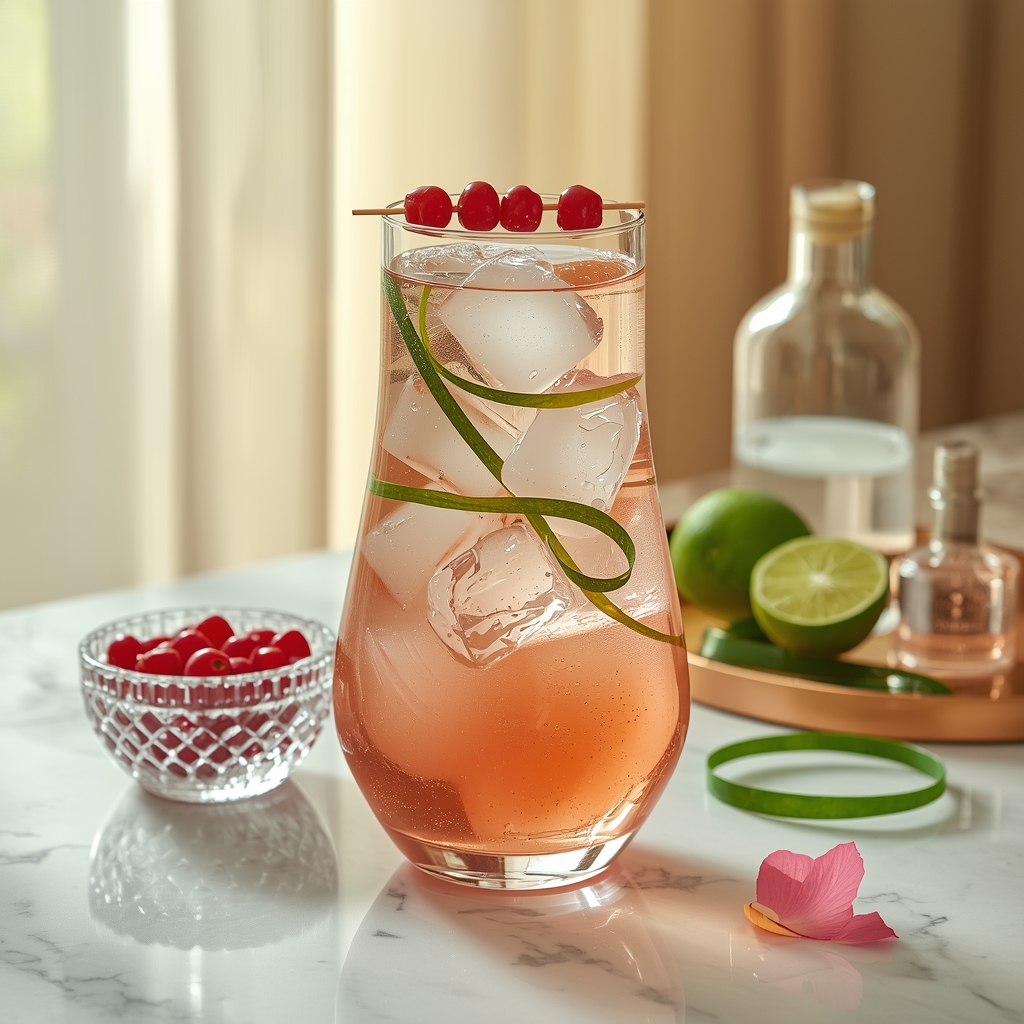 lucid origin hyper realistic close up editorial food photography of a translucent rose tinted 1