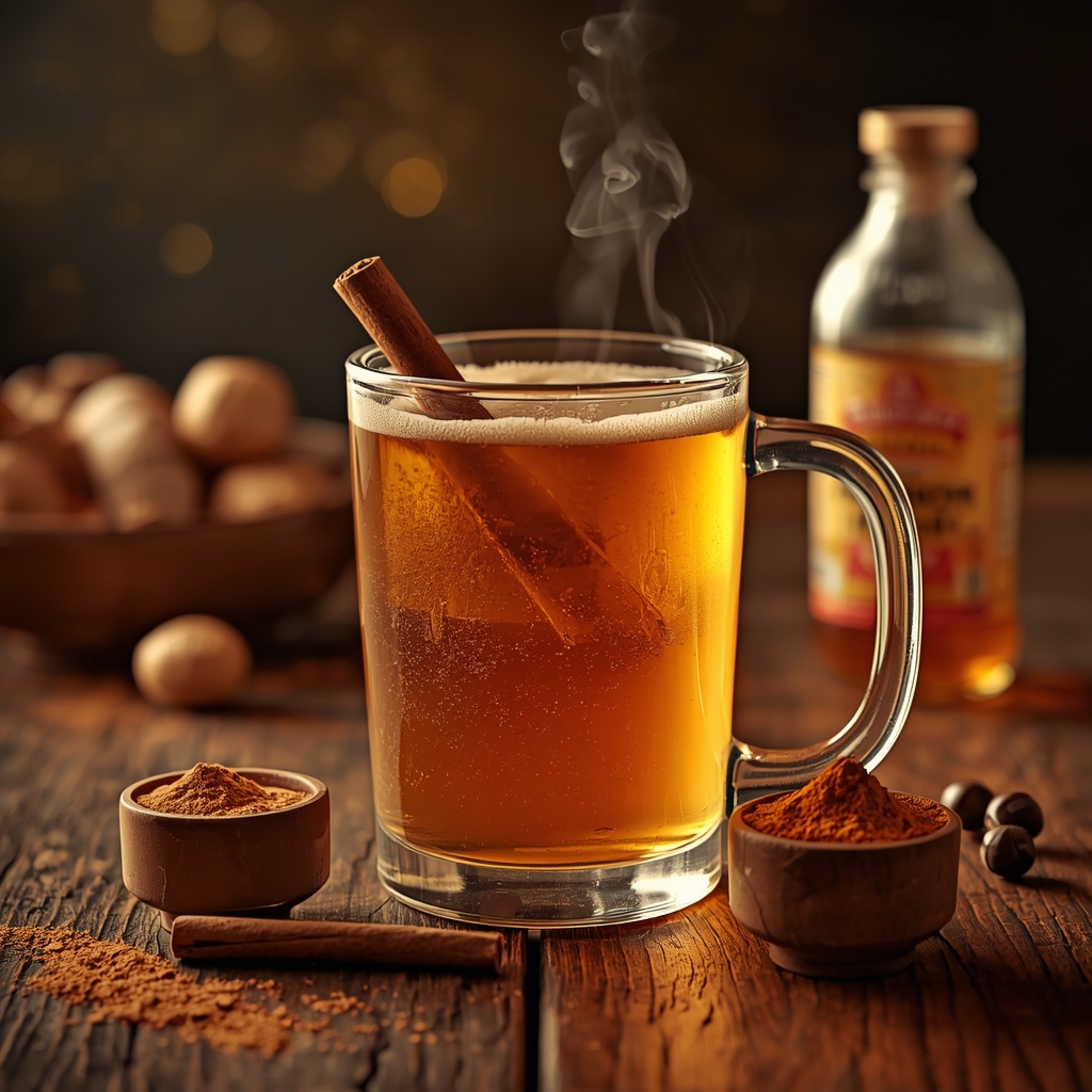lucid origin hyper realistic close up editorial food photography of a warm golden amber spice 0
