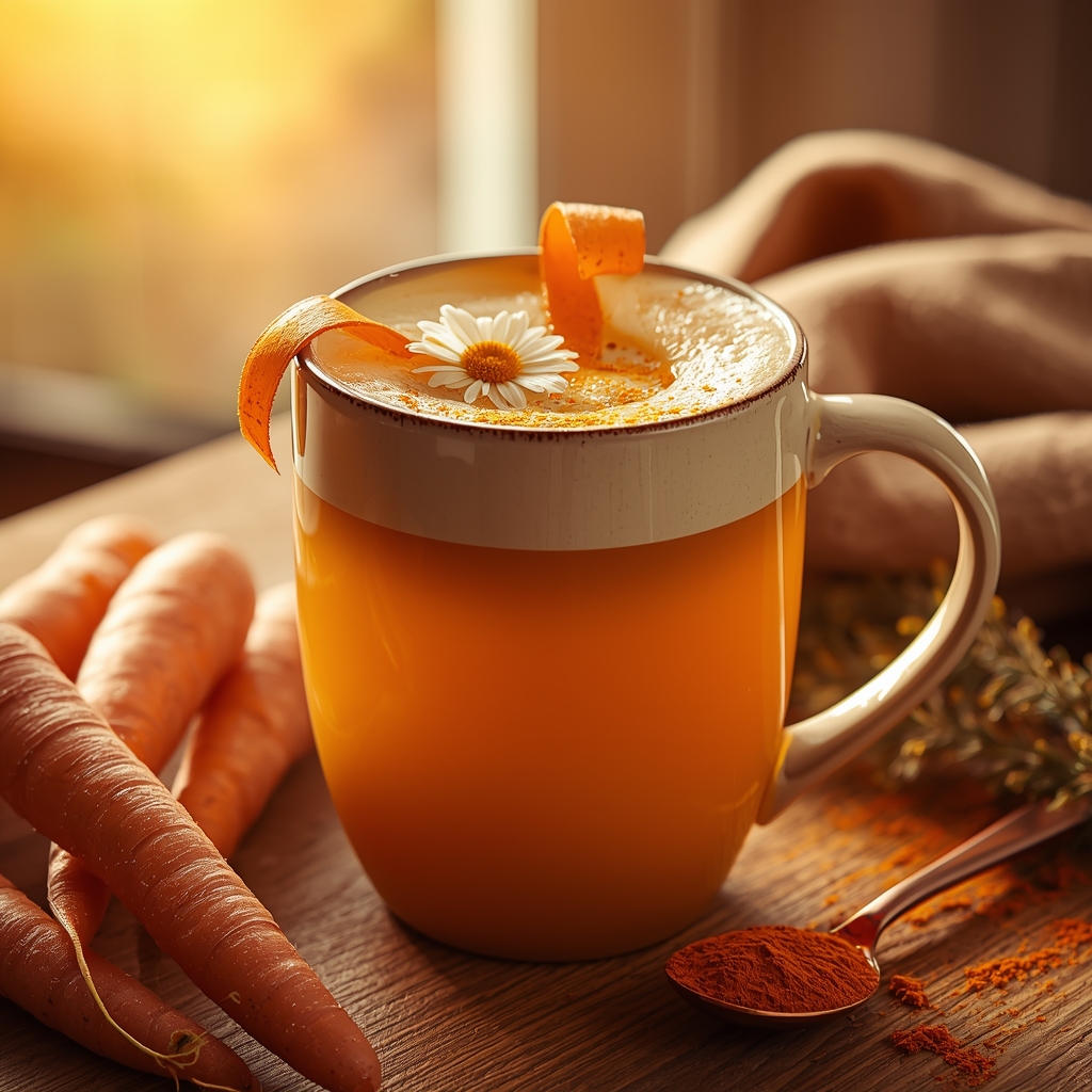 lucid origin hyper realistic close up editorial food photography of a warm golden orange crea 1