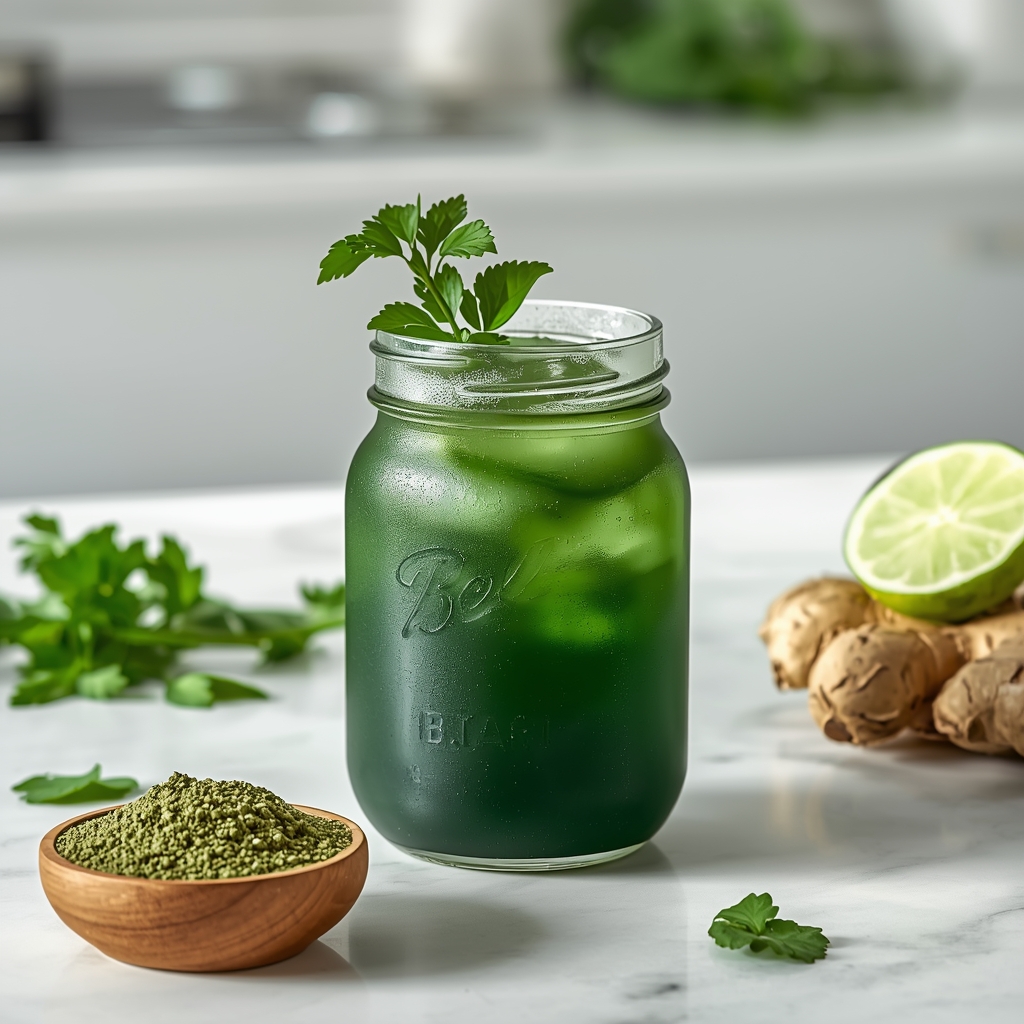 lucid origin hyper realistic editorial lifestyle food photography of a deep emerald green det 1