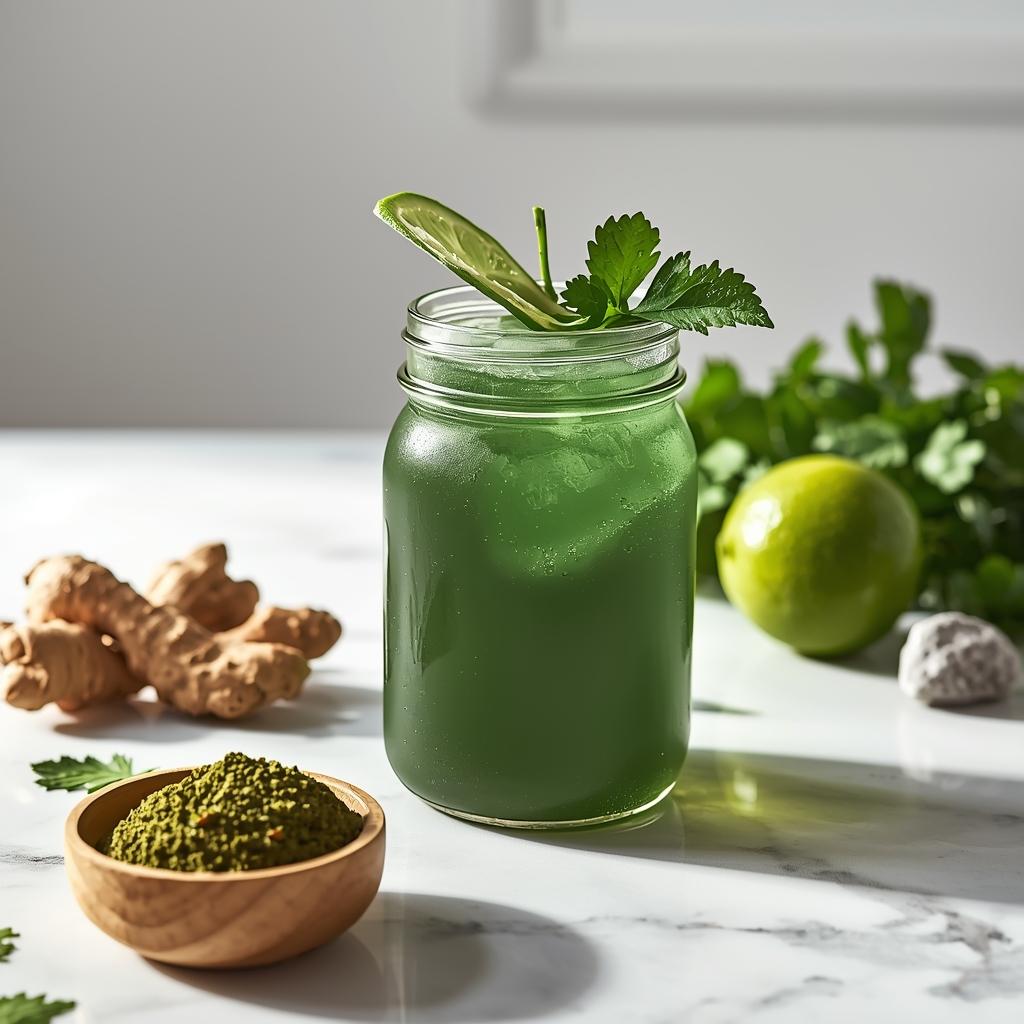 lucid origin hyper realistic editorial lifestyle food photography of a deep emerald green det 2