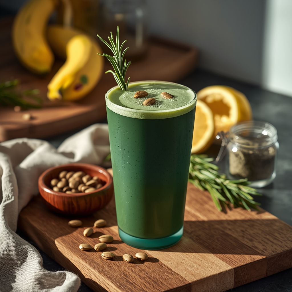 lucid origin hyper realistic editorial lifestyle food photography of a deep forest emerald sp 1