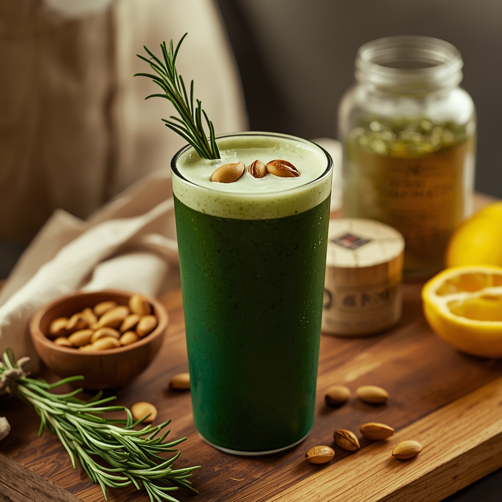 lucid origin hyper realistic editorial lifestyle food photography of a deep forest emerald sp 3