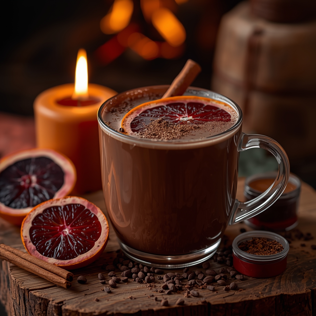 lucid origin hyper realistic editorial lifestyle food photography of a rich chocolate brown w 3
