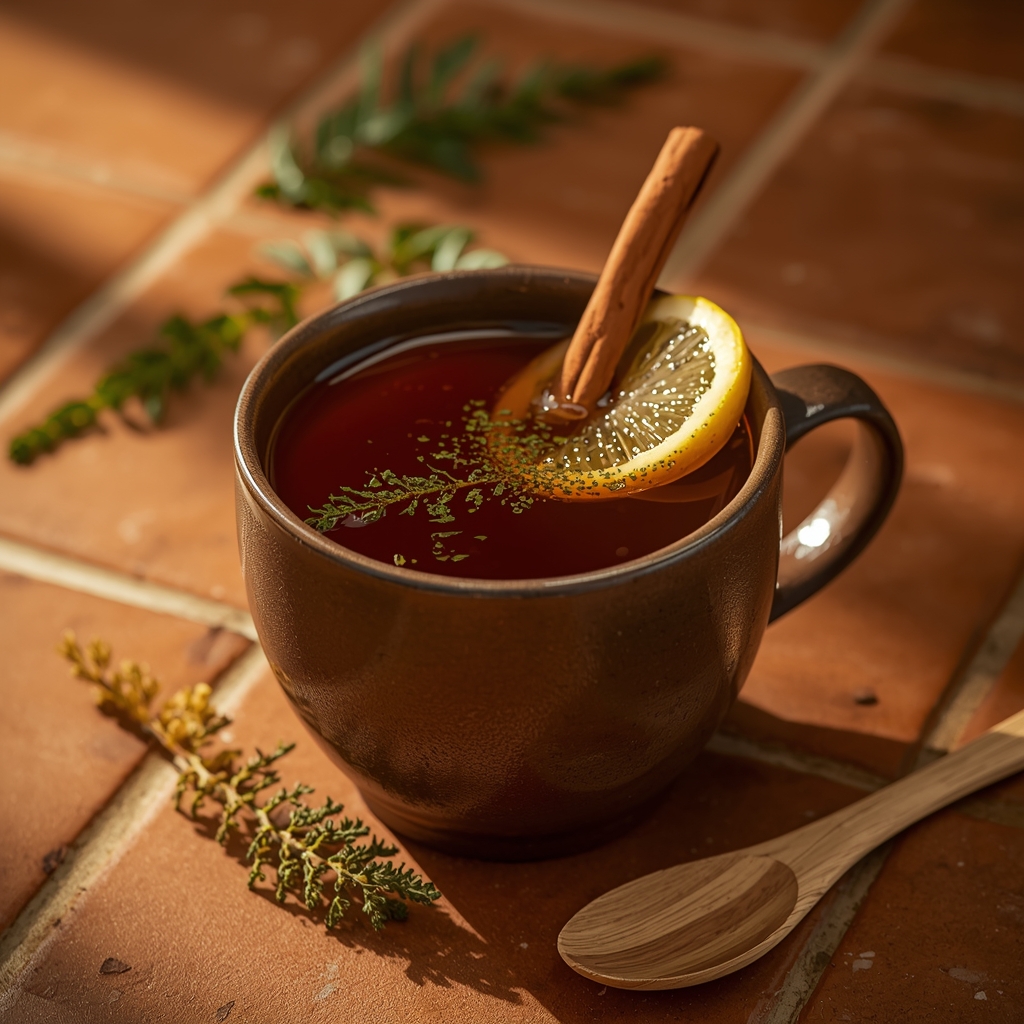 lucid origin hyper realistic editorial lifestyle food photography of a rich dark amber brown 2