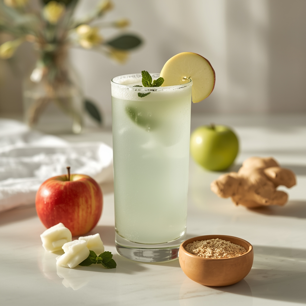 Bile Bind Bloom — The Silky Sip That Calms the Diarrhea Most Doctors Misdiagnose lucid origin hyper realistic editorial lifestyle food photography of a silky pale creamy fros 3