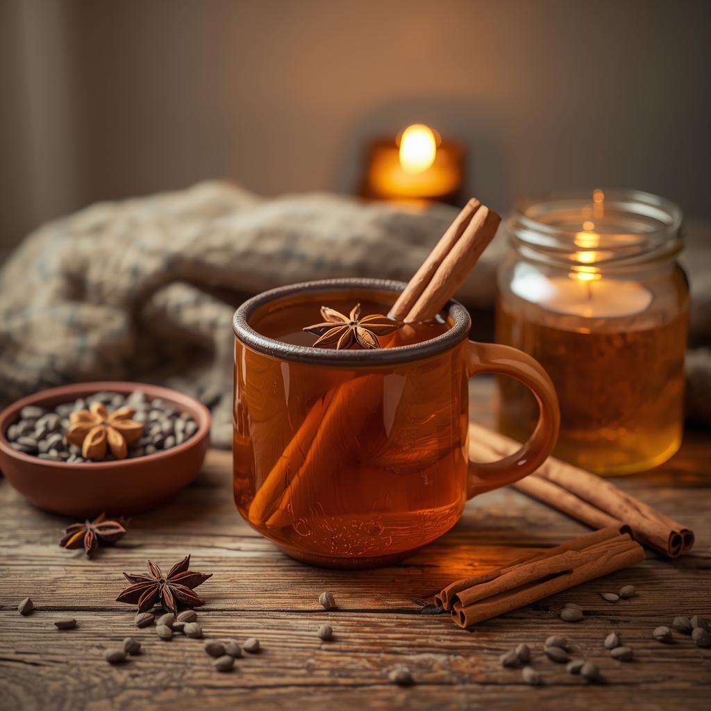lucid origin hyper realistic editorial lifestyle food photography of a warm amber golden berb 0 (1)