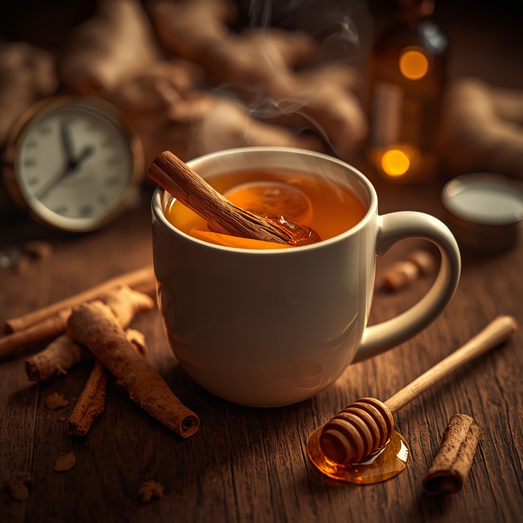 lucid origin hyper realistic editorial lifestyle food photography of a warm golden amber cinn 0