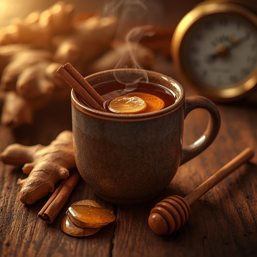 lucid origin hyper realistic editorial lifestyle food photography of a warm golden amber cinn 2
