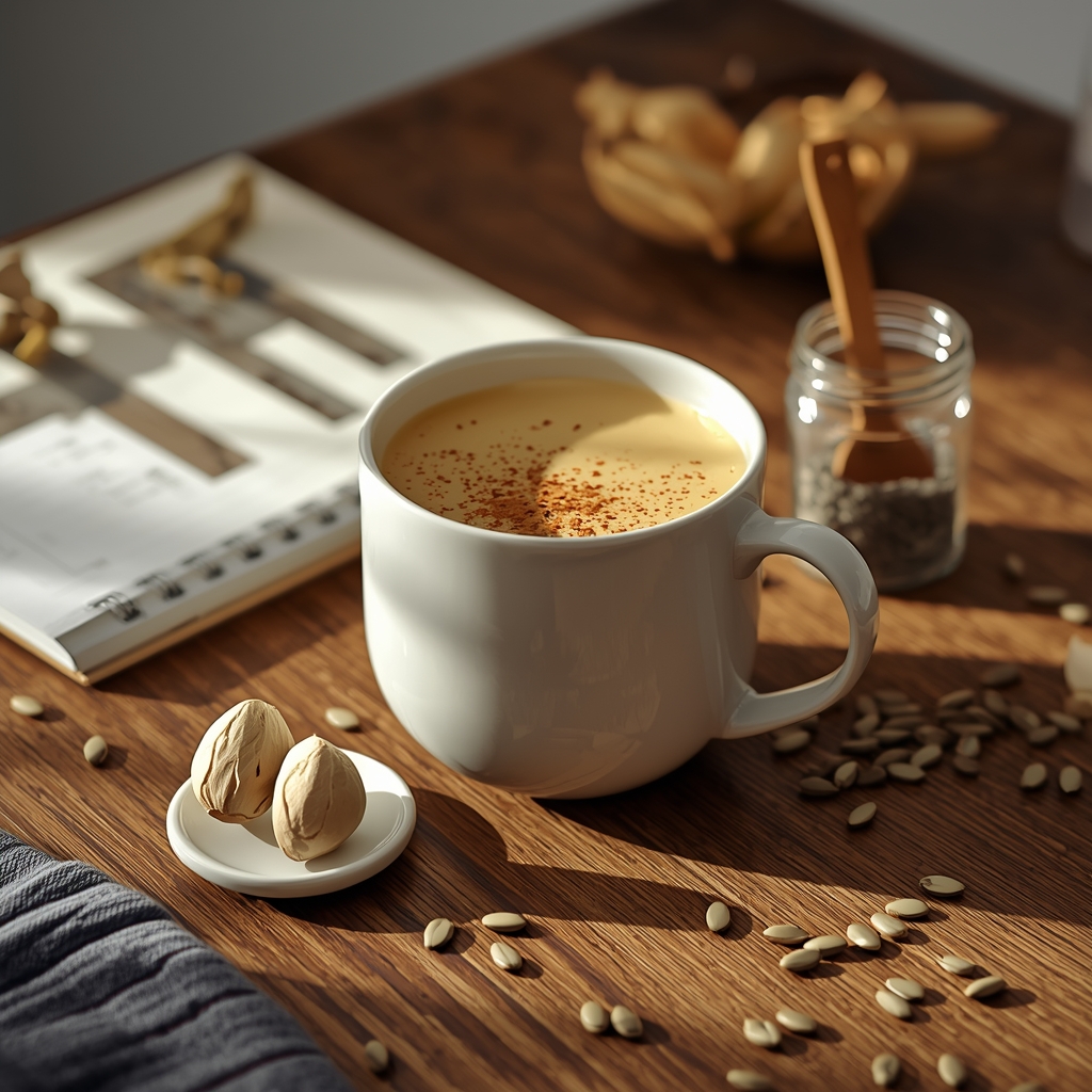 lucid origin hyper realistic editorial lifestyle food photography of a warm ivory cream brazi 0 2