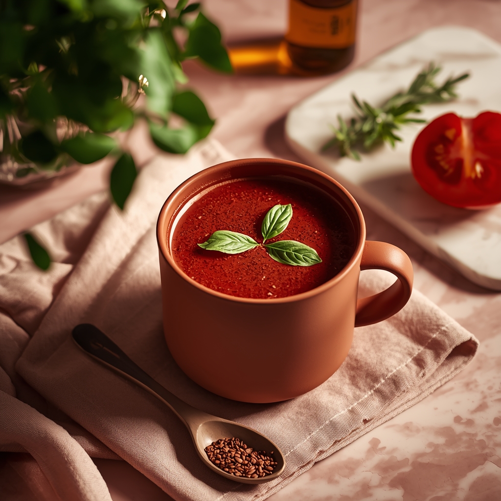 lucid origin hyper realistic editorial lifestyle food photography of a warm velvety deep ruby 0
