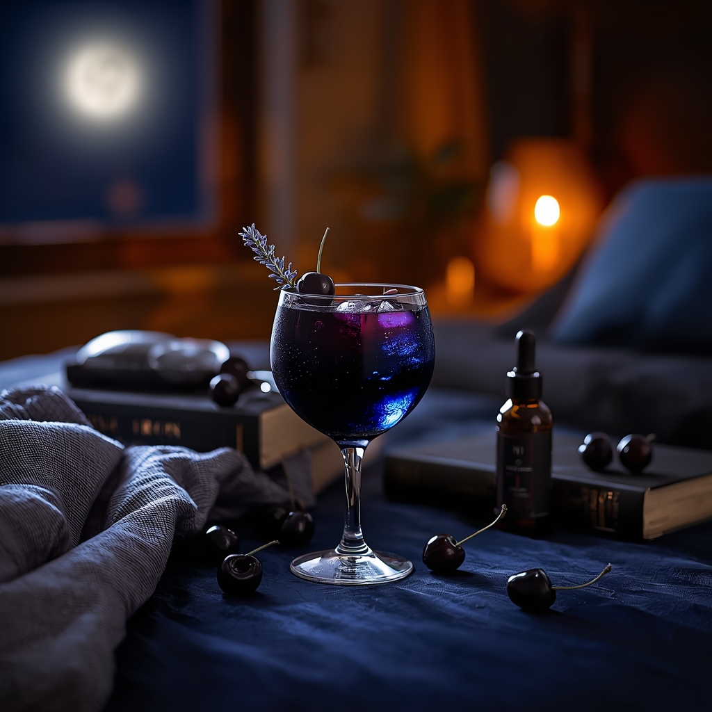 lucid origin hyper realistic moody editorial food photography of a deep indigo violet restles 1