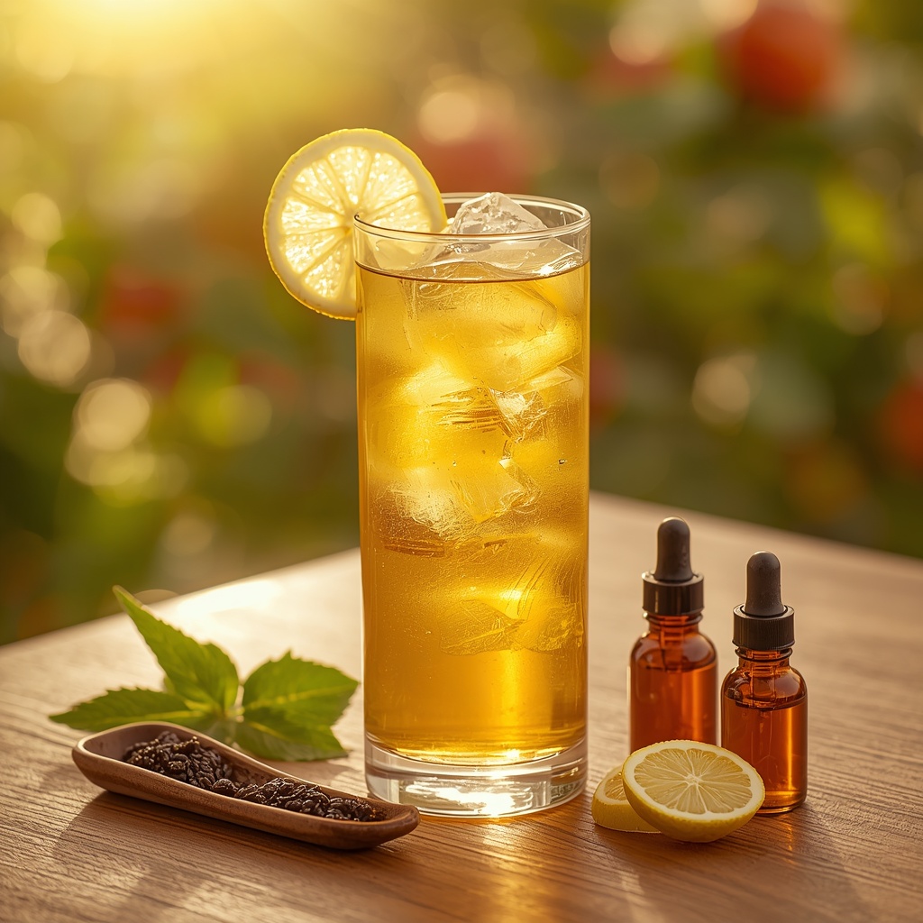 lucid origin hyper realistic close up editorial food photography of a bright golden amber mor 1