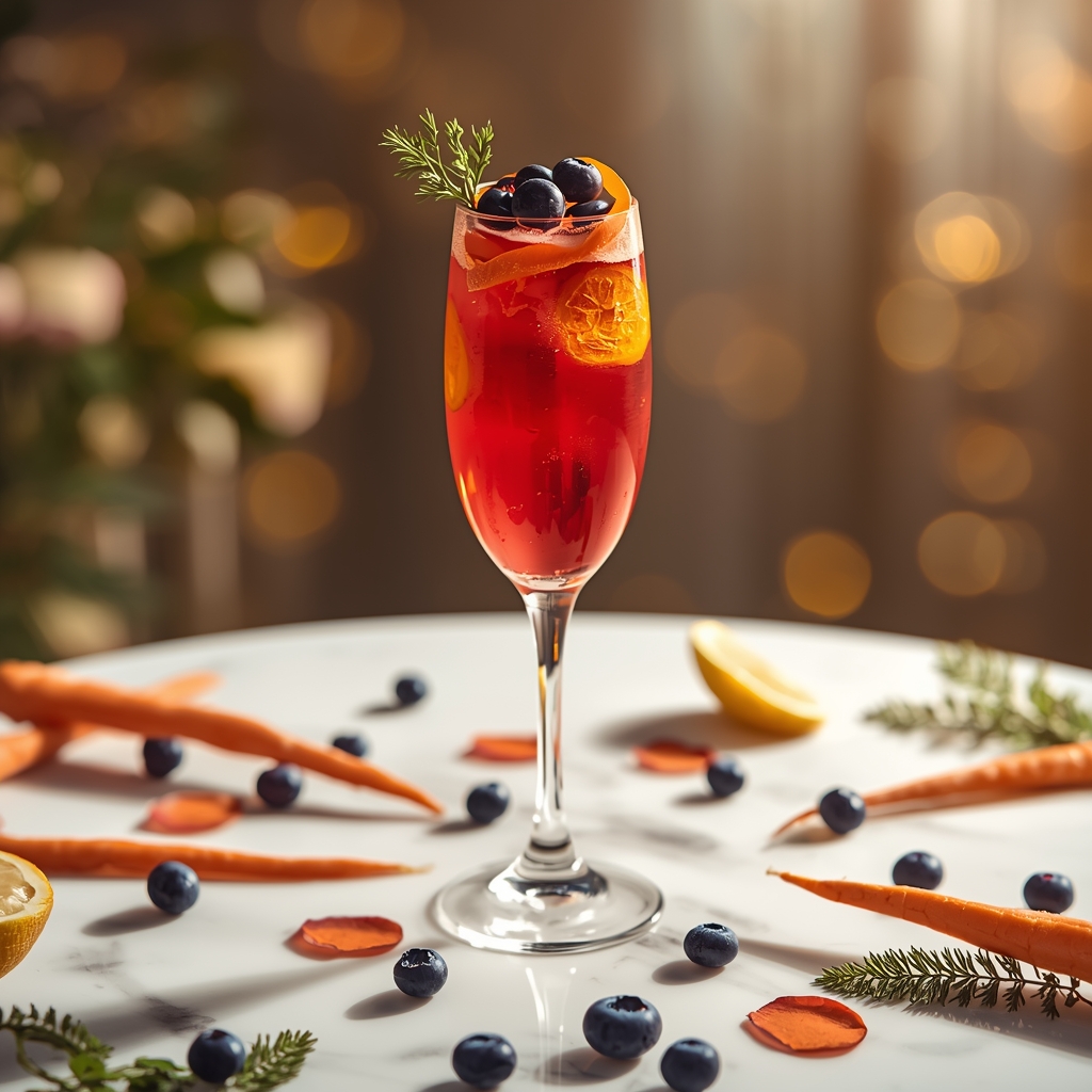 lucid origin hyper realistic close up editorial food photography of a deep rose orange prp in 1