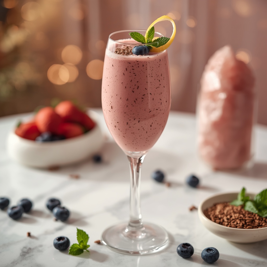 lucid origin hyper realistic close up editorial food photography of a silky rose pink hormona 0