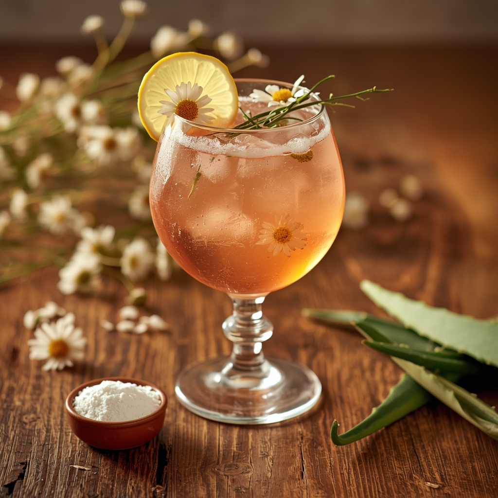 lucid origin hyper realistic close up editorial food photography of a soft rosy amber non cel 3