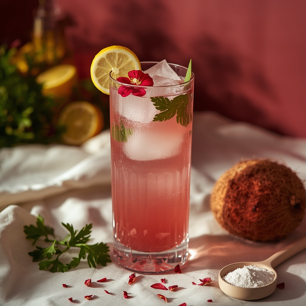 lucid origin hyper realistic close up editorial food photography of a soft rosy pink coral cy 0