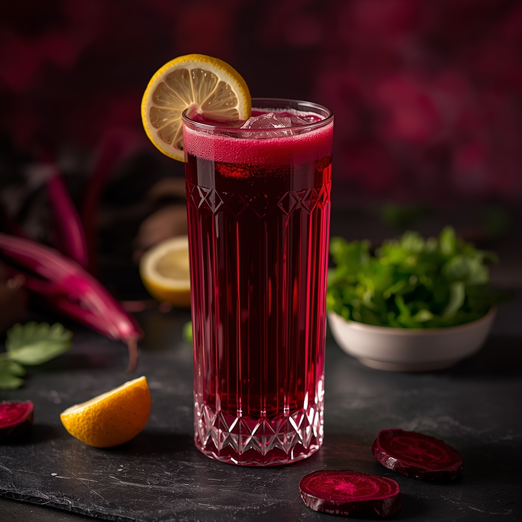 lucid origin hyper realistic close up editorial food photography of a stunning deep ruby red 2