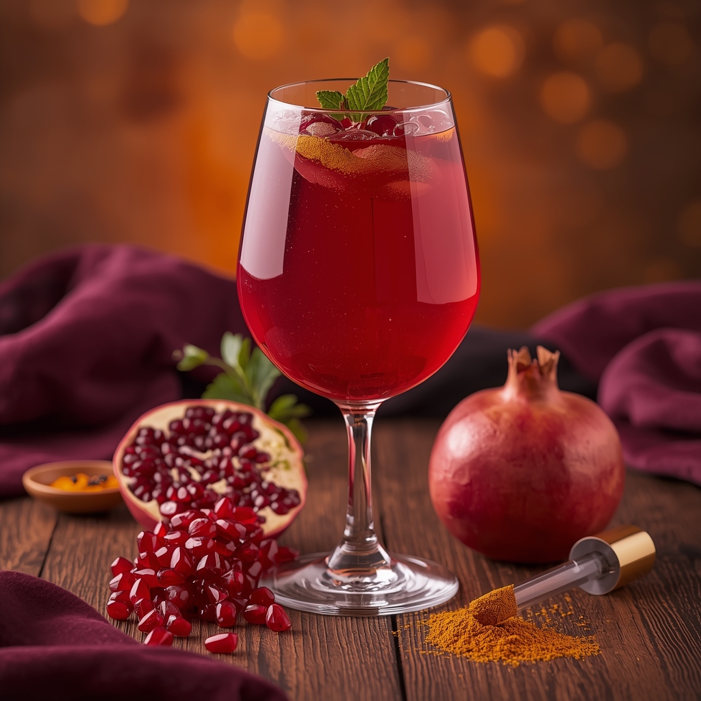 lucid origin hyper realistic close up editorial food photography of a vibrant deep rose amber 0