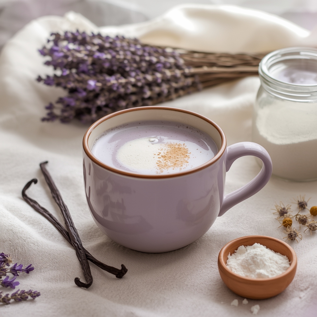 Loop Release Elixir — An NAC and Inositol Sip Built for the OCD Mind lucid origin hyper realistic editorial lifestyle food photography of a calming soft lavender 1