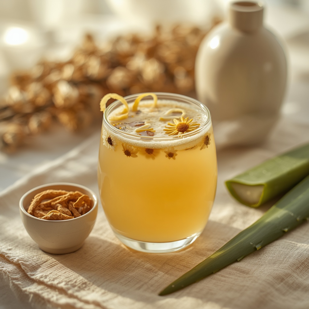 lucid origin hyper realistic editorial lifestyle food photography of a pale gold lukewarm aci 2
