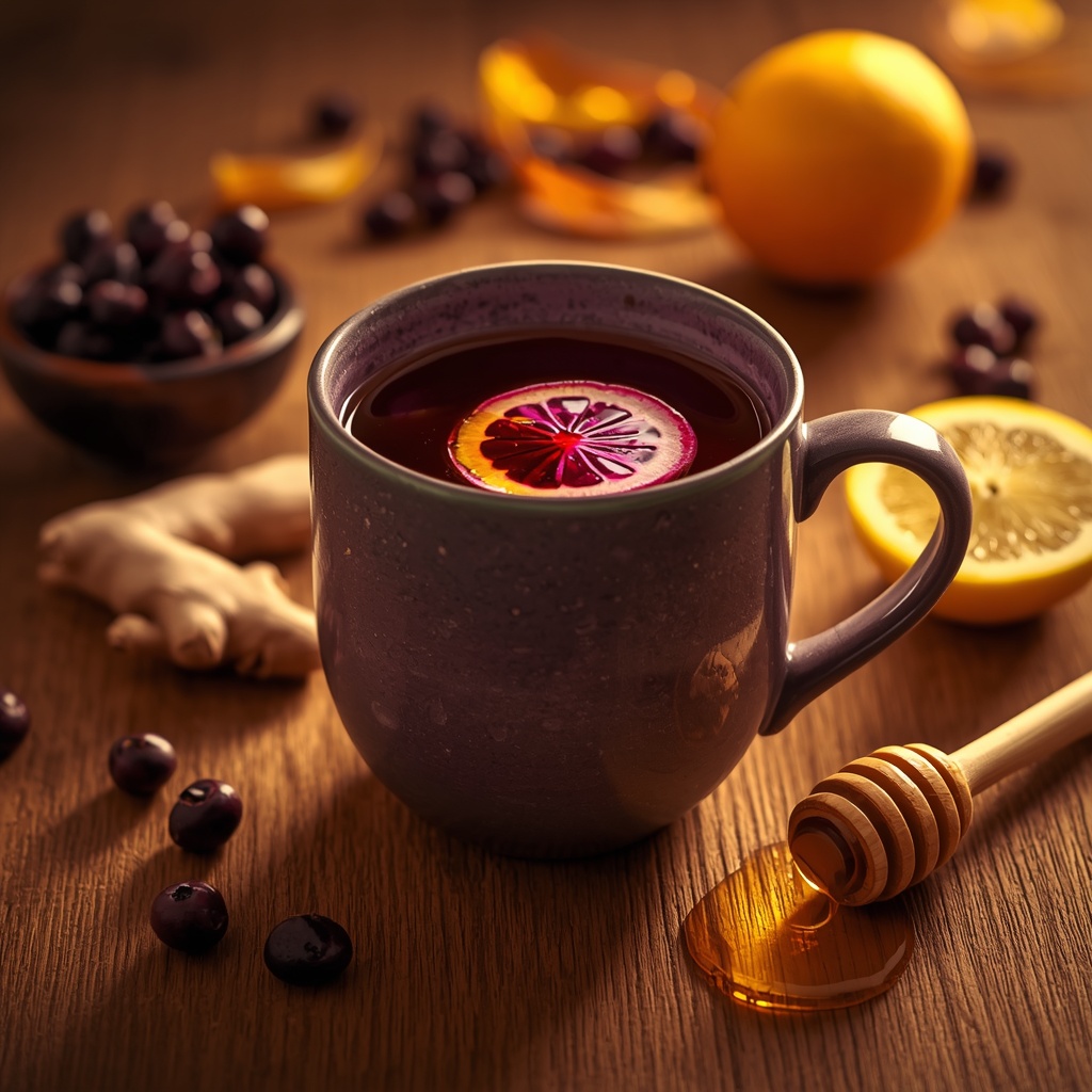 lucid origin hyper realistic editorial lifestyle food photography of a warm amber violet elde 1