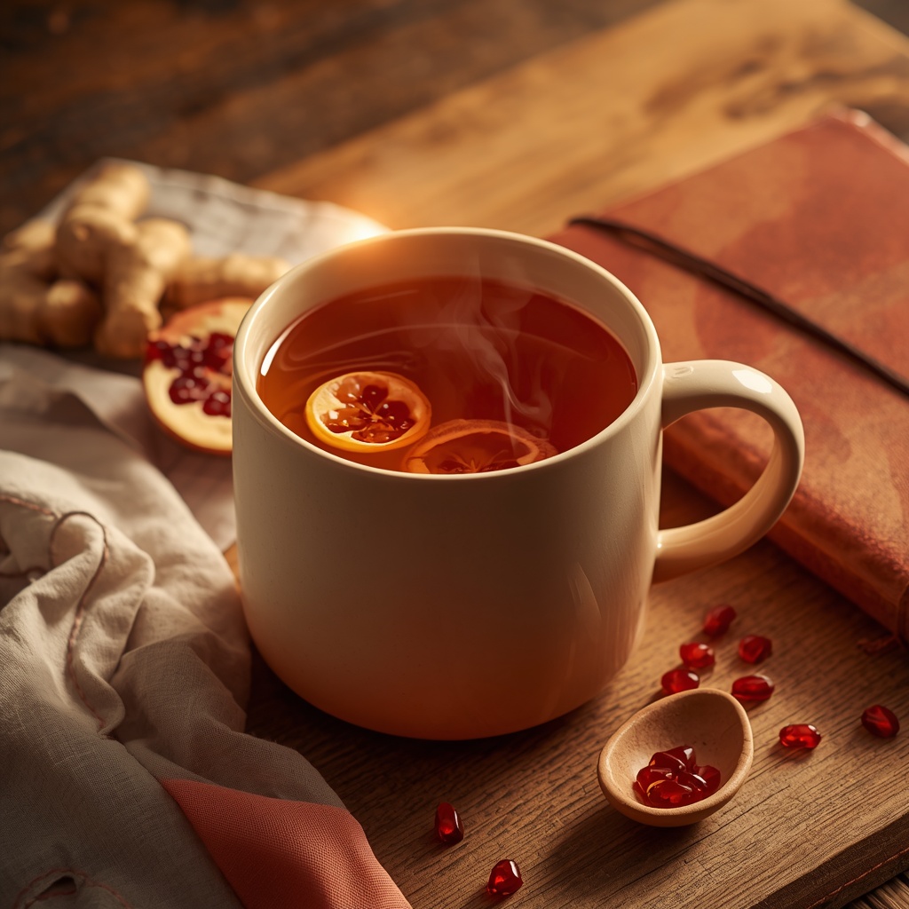 lucid origin hyper realistic editorial lifestyle food photography of a warm deep amber rose f 3