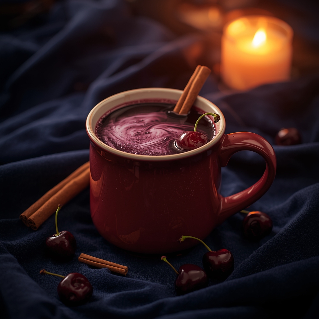 lucid origin hyper realistic moody editorial food photography of a deep ruby burgundy cpap re 1