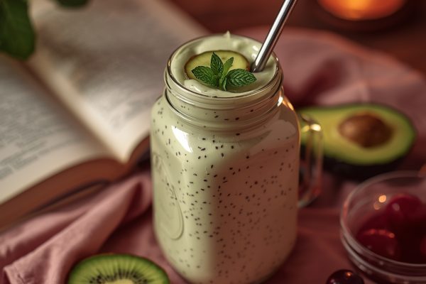 lucid origin hyper realistic close up editorial food photography of a creamy pale jade green 0