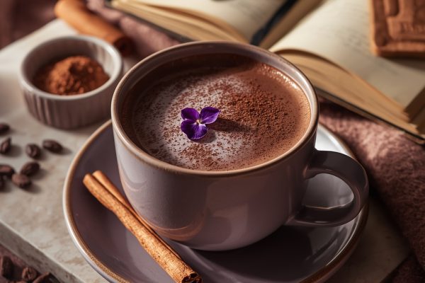 lucid origin hyper realistic close up editorial food photography of a deep chocolate violet m 2
