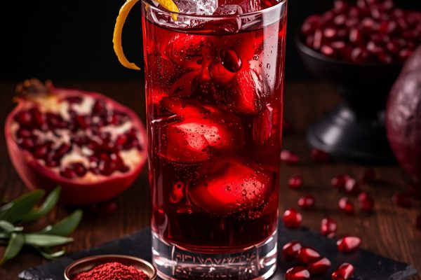 lucid origin hyper realistic close up editorial food photography of a deep jewel toned ruby g 1