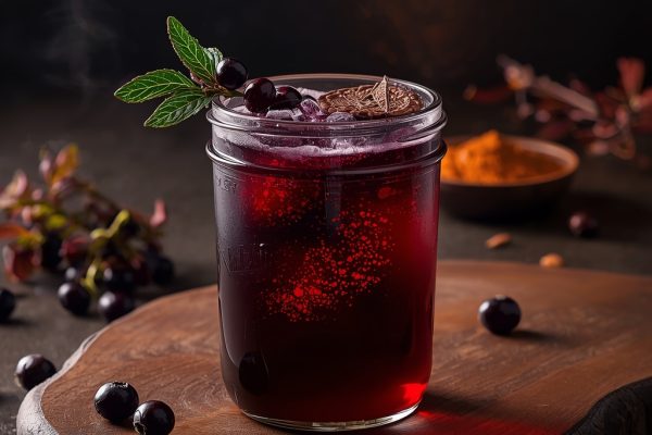 lucid origin hyper realistic close up editorial food photography of a deep violet burgundy im 0