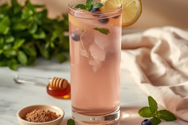 lucid origin hyper realistic close up editorial food photography of a delicate pale rose pink 1