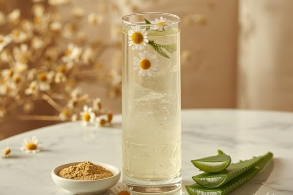 lucid origin hyper realistic close up editorial food photography of a pale gold soothing burn 2
