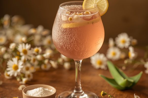 lucid origin hyper realistic close up editorial food photography of a soft rosy amber non cel 1