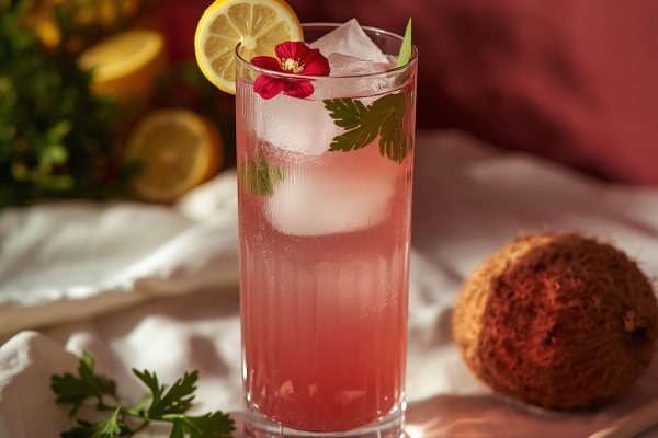 lucid origin hyper realistic close up editorial food photography of a soft rosy pink coral cy 0