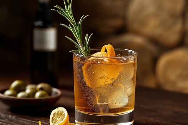 lucid origin hyper realistic close up editorial food photography of a sophisticated sparkling 0