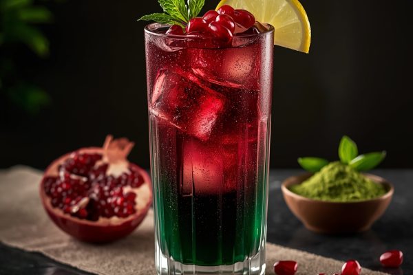 lucid origin hyper realistic close up editorial food photography of a stunning deep ruby red 1