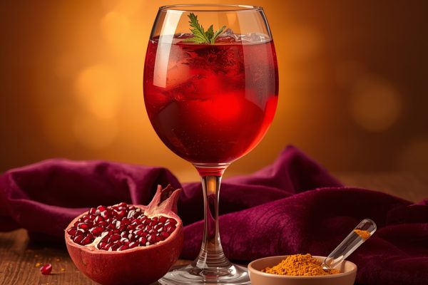 lucid origin hyper realistic close up editorial food photography of a vibrant deep rose amber 1