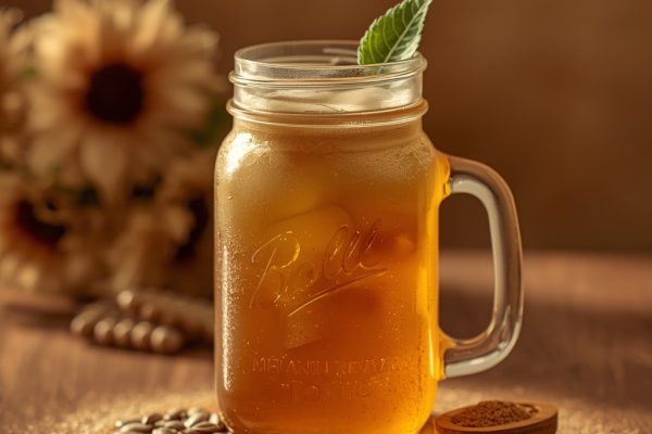 lucid origin hyper realistic close up editorial food photography of a warm golden amber melan 1