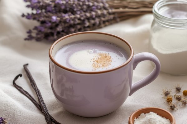 lucid origin hyper realistic editorial lifestyle food photography of a calming soft lavender 1